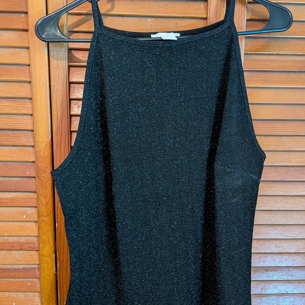 H&M Black Sparkle Camisole Top